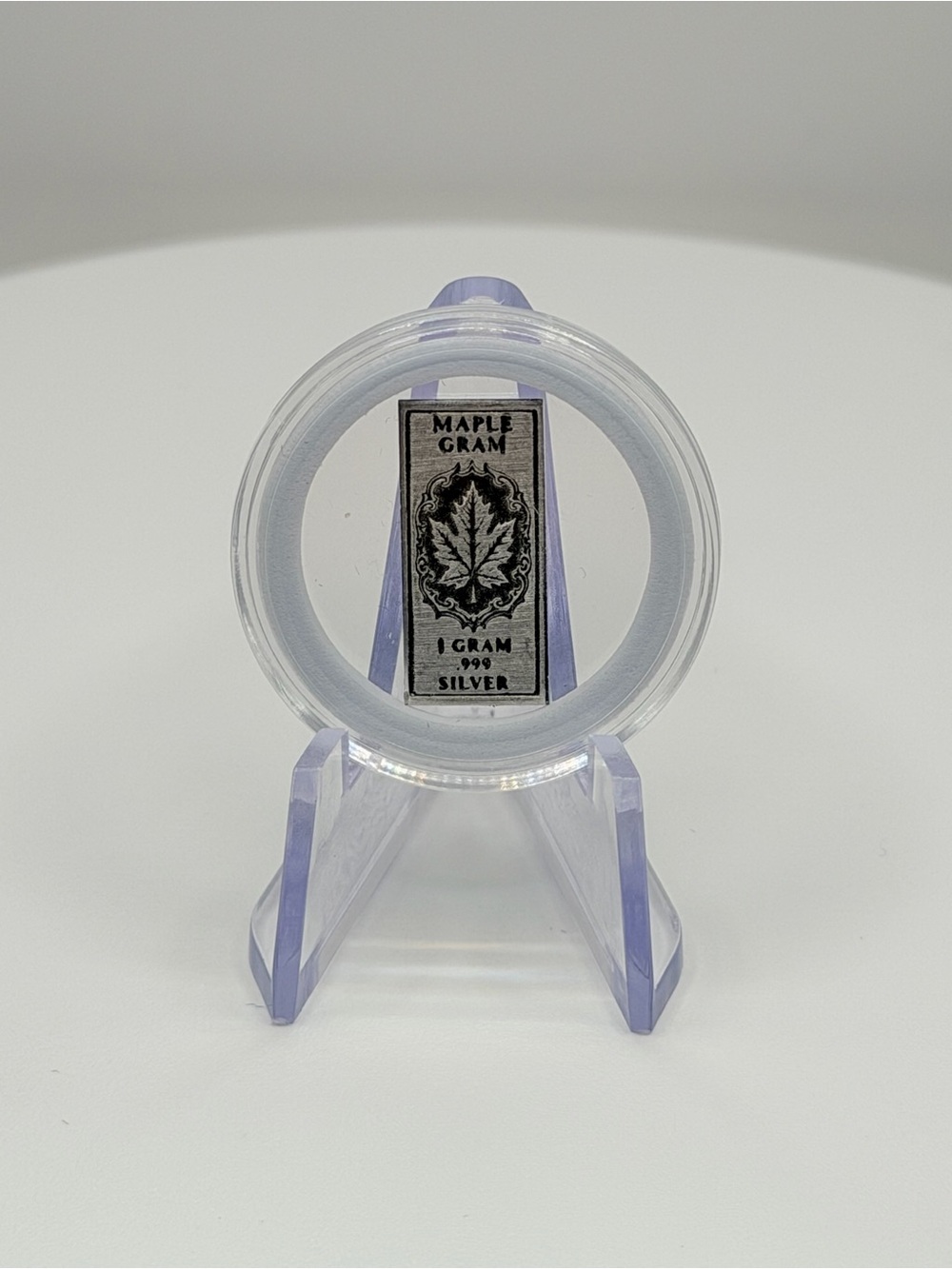 Limited Edition- 1 Gram .999 Fine Silver Premium Maple Bar